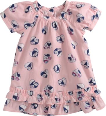 Little Marc Jacobs Miss Marc Hearts Cap Sleeve Dress