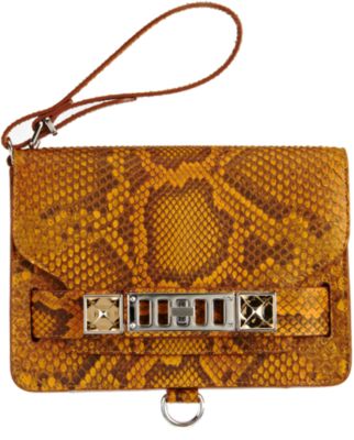 Proenza Schouler PS11 Clutch Python