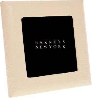 Barneys New York Leather 4 x 4 Frame