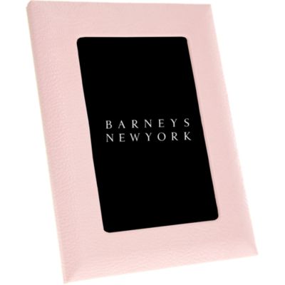 Barneys New York Leather 4 x 6 Frame