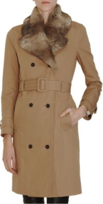Barneys New York Seamed Trench