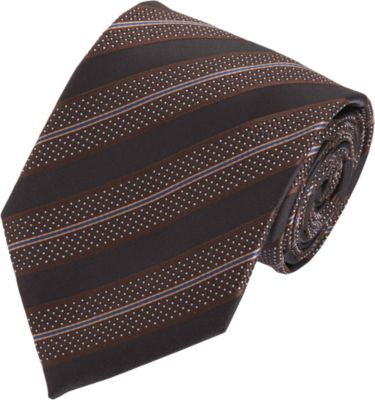 Brioni Check Stripe Tie