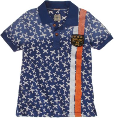 Scotch Shrunk Airplane Polo