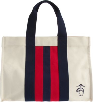 Black Fleece Canvas Tote
