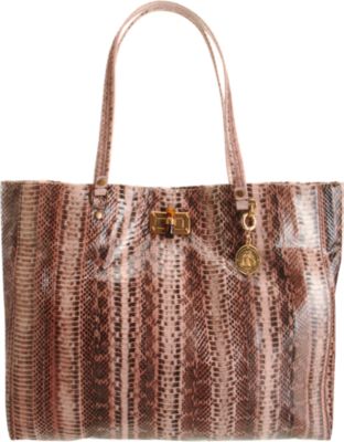 Lanvin Happy Snakeskin Cabas Tote