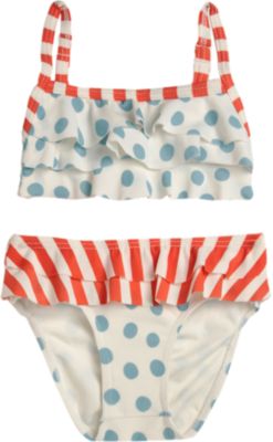 OndadeMar Polka Dot & Stripe Two-Piece Suit