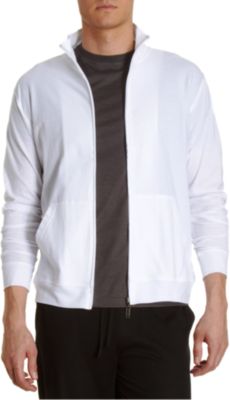 American Essentials Zip Mock Neck Top