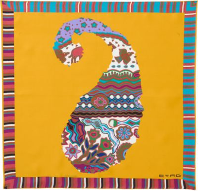 Etro Abstract Pocket Square