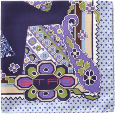 Etro Floral Pocket Square