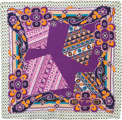 Etro Floral Pocket Square
