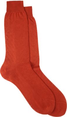 Brioni Solid Diamond Sock
