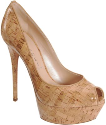 Casadei Peep Toe Pump