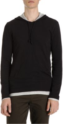 Vince Long Sleeve Double Layer Hoodie