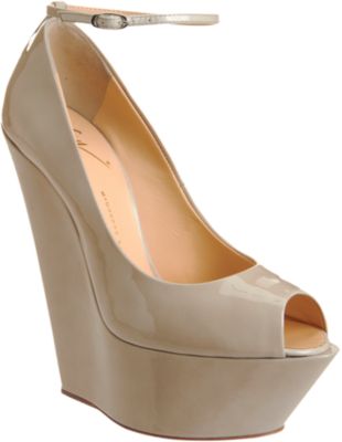 Giuseppe Zanotti Peep Toe Platform Wedge