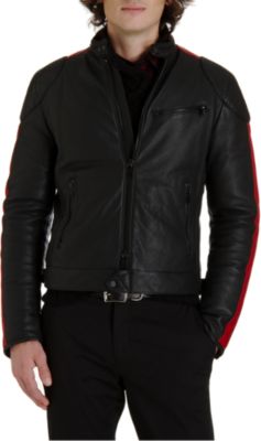 Ralph Lauren Black Label Caf&eacute; Racer Jacket