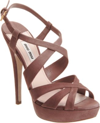Miu Miu - Open Toe Sandal Pump