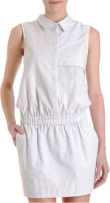 Barneys New York CO-OP Striped Shirt Dress