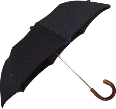 Barneys New York Pinstripe Folding Umbrella