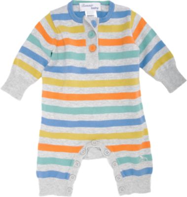 Bonnie Baby Striped Romper