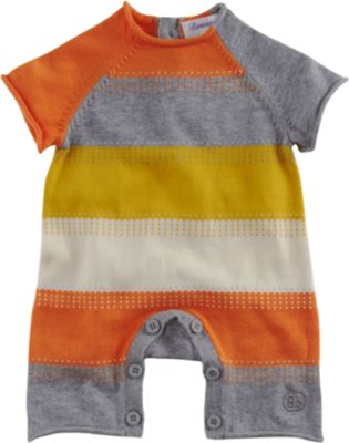Bonnie Baby Striped Romper