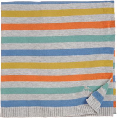 Bonnie Baby Striped Knit Blanket