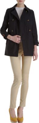 Moncler Double-Breasted Trench Coat