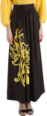Martin Grant Flower Maxi Skirt