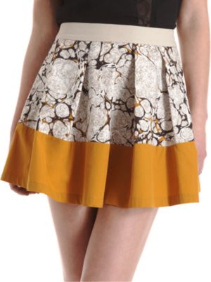 Proenza Schouler Pleated Print Skirt