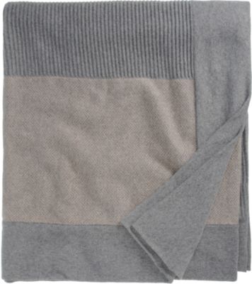 Rani Arabella Herringbone & Ribbing Throw