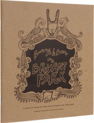 Wee Gallery Bunny & Bear in Bryant Park Coloring Book