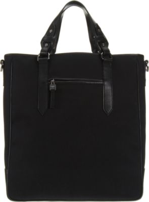 Serapian Canvas and Leather Tote