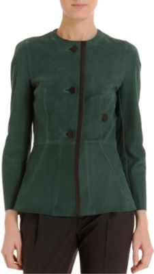 Marni Leather Slim Fit Jacket