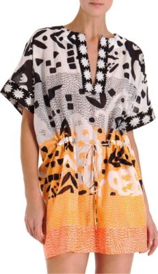 Diane von Furstenberg Beach Tan Caftan