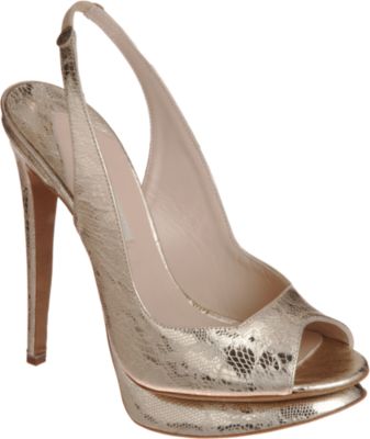 Nicholas Kirkwood Metallic Platform Sandal