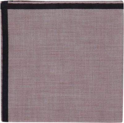 Simonnot Godard Solid Border Handkerchief