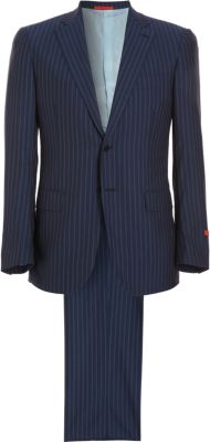 Isaia Track Stripe Suit