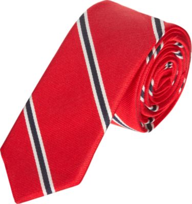Band of Outsiders Outlined Diagonal Stripe Tie