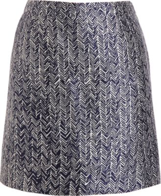 Balenciaga Chevron Mini Skirt
