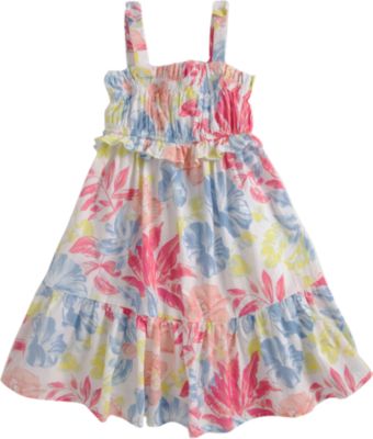 Little Marc Jacobs Strappy All-Over Floral Sundress