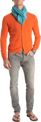 Ralph Lauren Black Label Denim Button Cardigan