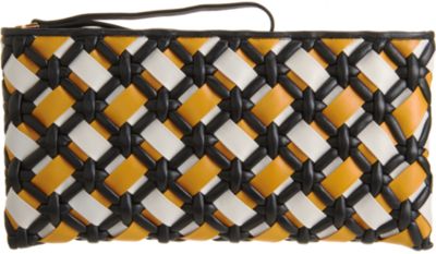 Marni Archivio Storico Woven Leather Clutch