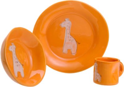 Alex Marshall Giraffe Character Dish Set