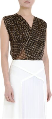 Derek Lam Drape Front Blouse