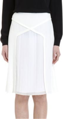 Derek Lam Cross Over Pleated Skirt