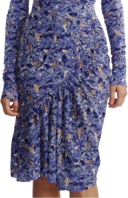 Nina Ricci Gathered Pencil Skirt