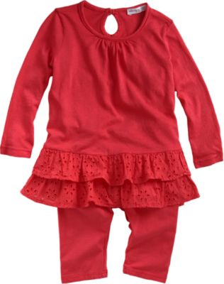 Little Ella Eyelet Tunic & Cropped Legging Set