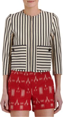 10 Crosby Striped Zip Jacket
