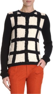10 Crosby Terry Check Cardigan