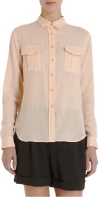 Maison Kitsun&eacute; Button Down Blouse