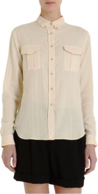 Maison Kitsun&eacute; Button Down Blouse